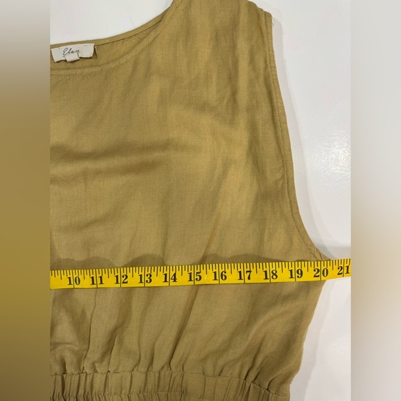 Elan Sleeveless Blouse Women's Large Elastic Hem - Picture 7 of 9